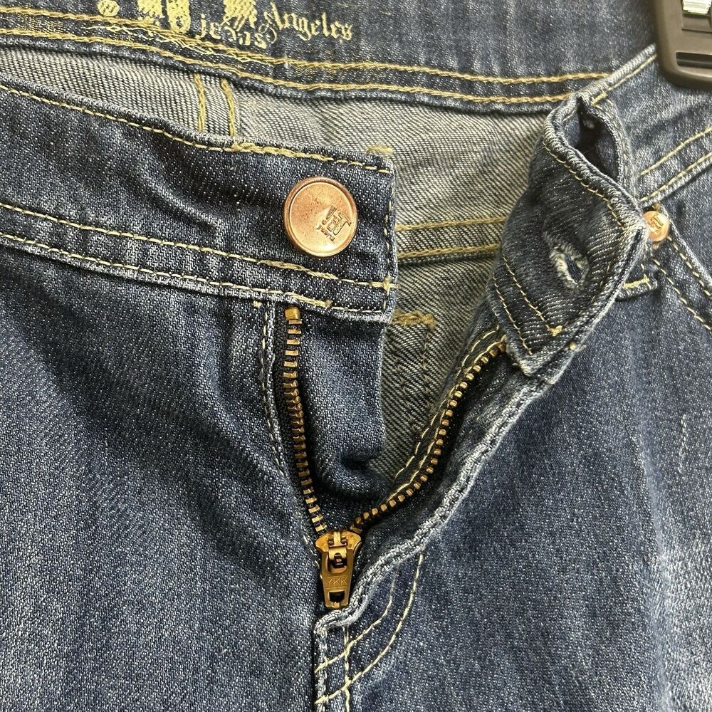 It Jeans Los Angeles Women’s Capri Jeans Size 31 Mid Rise Straight Jeans - Picture 6 of 16